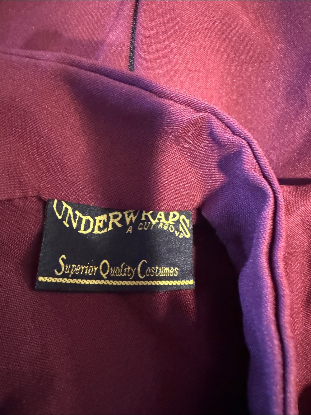 Authentic Halloween costume - Women's Burgundy Bell Hop costume - Picture 7 of 12